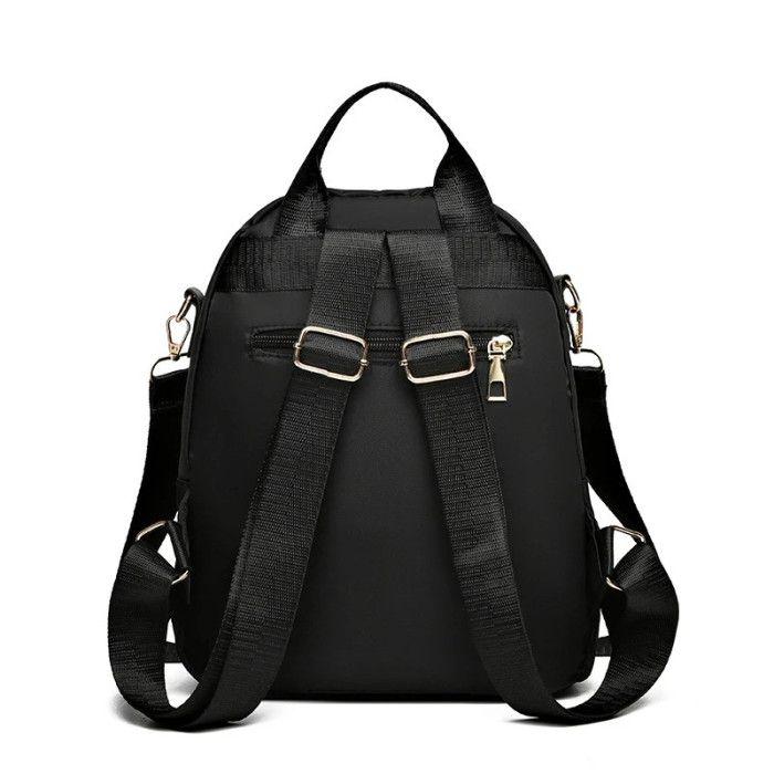 Women's Backpack Small Shoulder Bag, Black Women's College Girls Backpack